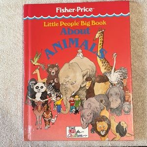 🌈2/$8  Little People Big Book About Animals